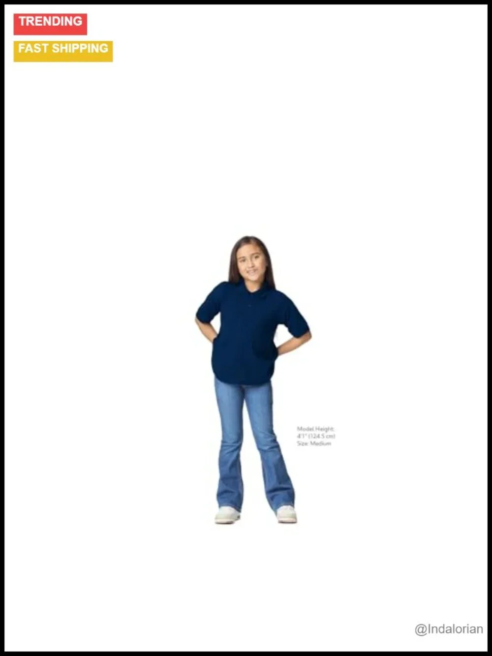 3-Pack Kids' DryBlend Short Sleeve Polo, Moisture-Wicking, Classic Fit